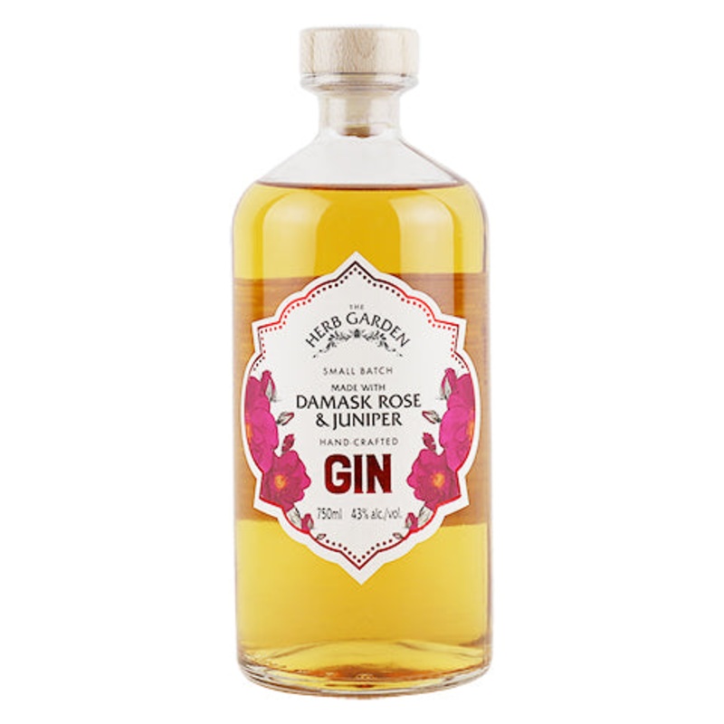 The Herb Garden Small Batch Damask Rose & Juniper Gin 750ML BTL