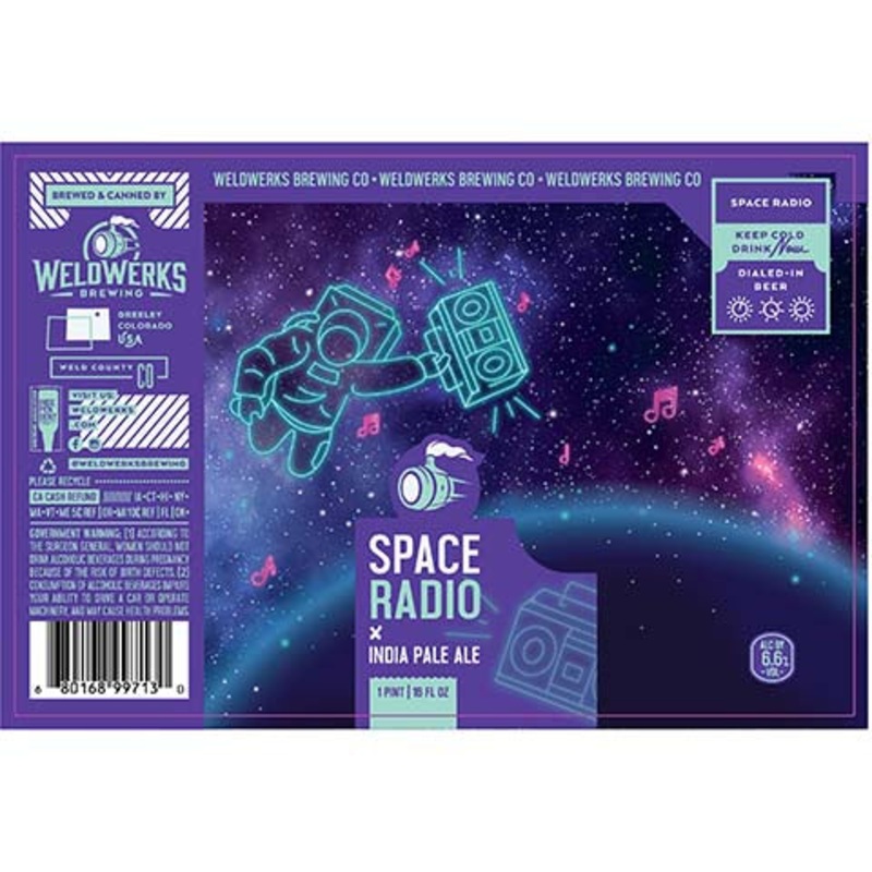 Weldwerks Space Radio IPA 16OZ SINGLE CAN