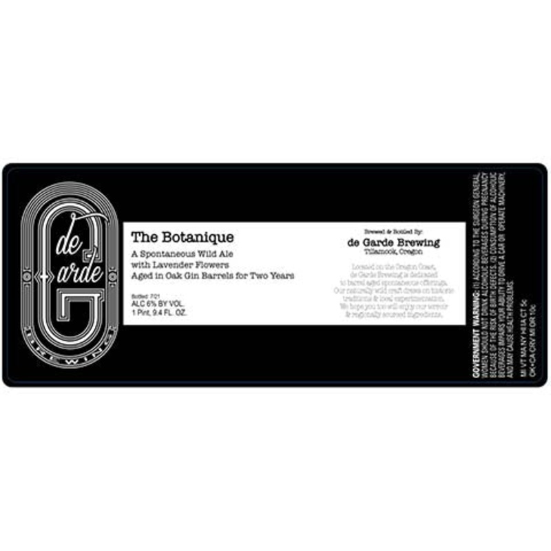 De Garde The Botanique Wild Ale 750ML BTL