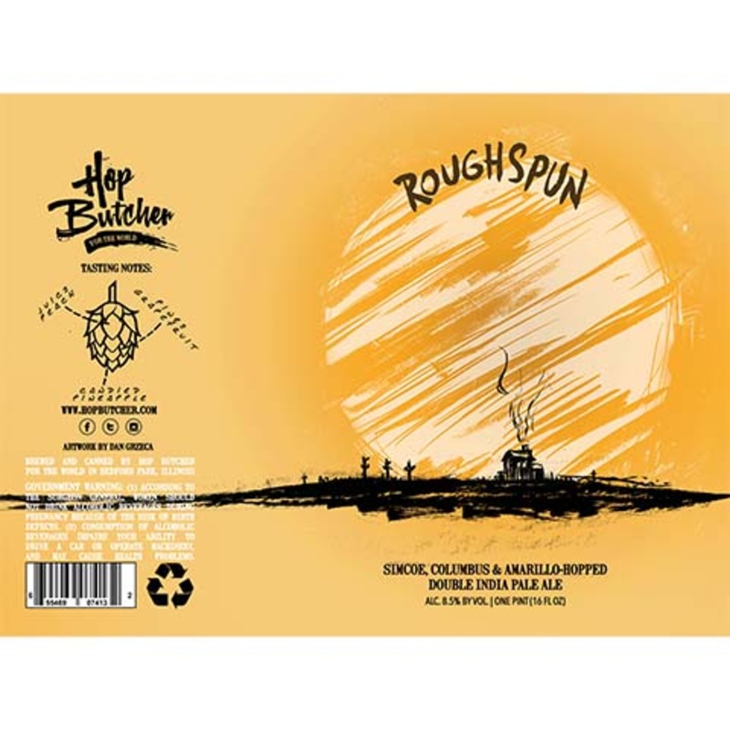 Hop Butcher Rough Spun DIPA 16OZ SINGLE CAN