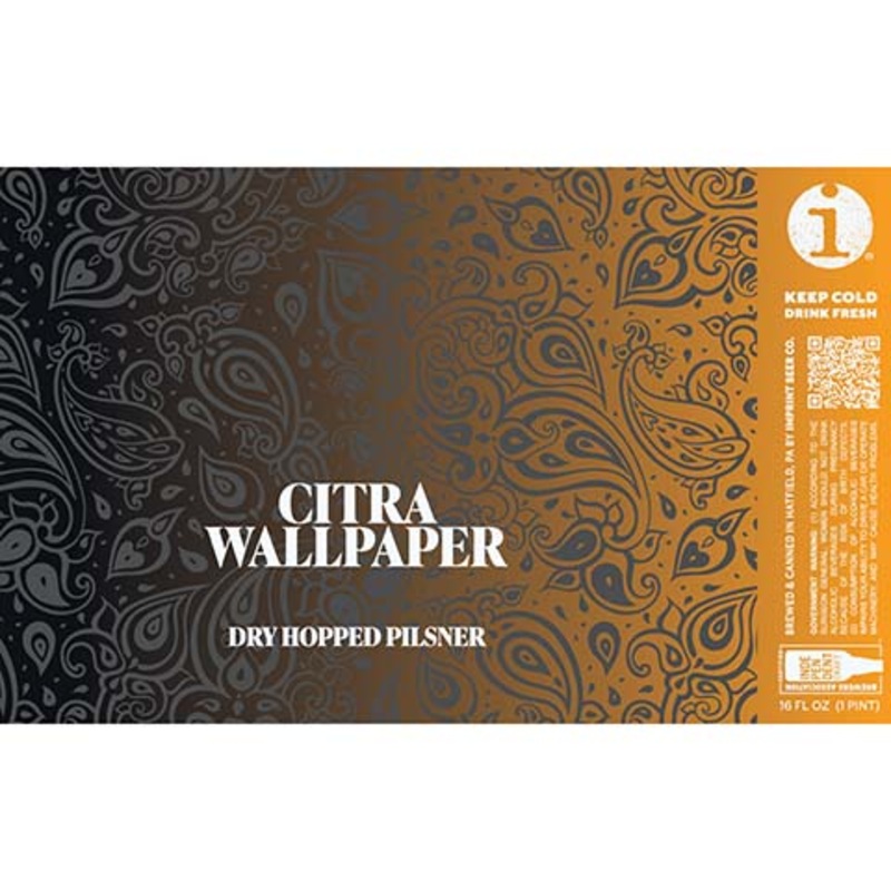 Imprint Beer Citra Wallpaper Pilsner 16OZ SINGLE CAN