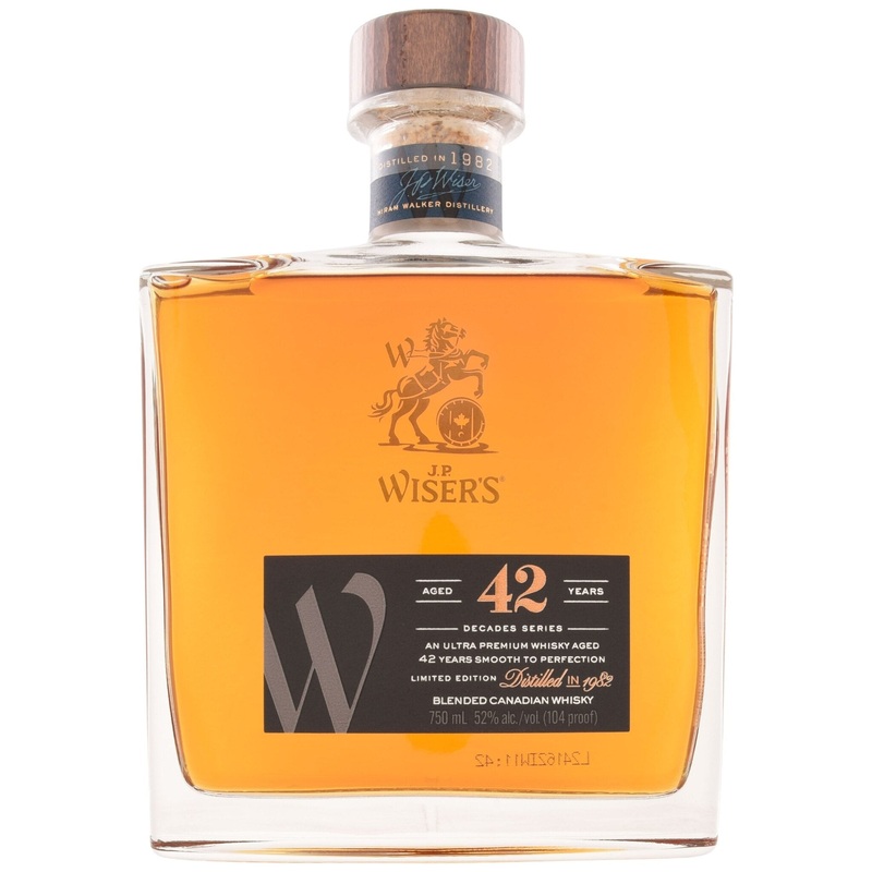 J.P. Wiser's Canadian Whiskey Decades Series Limited Edition 42 Year 750 ML