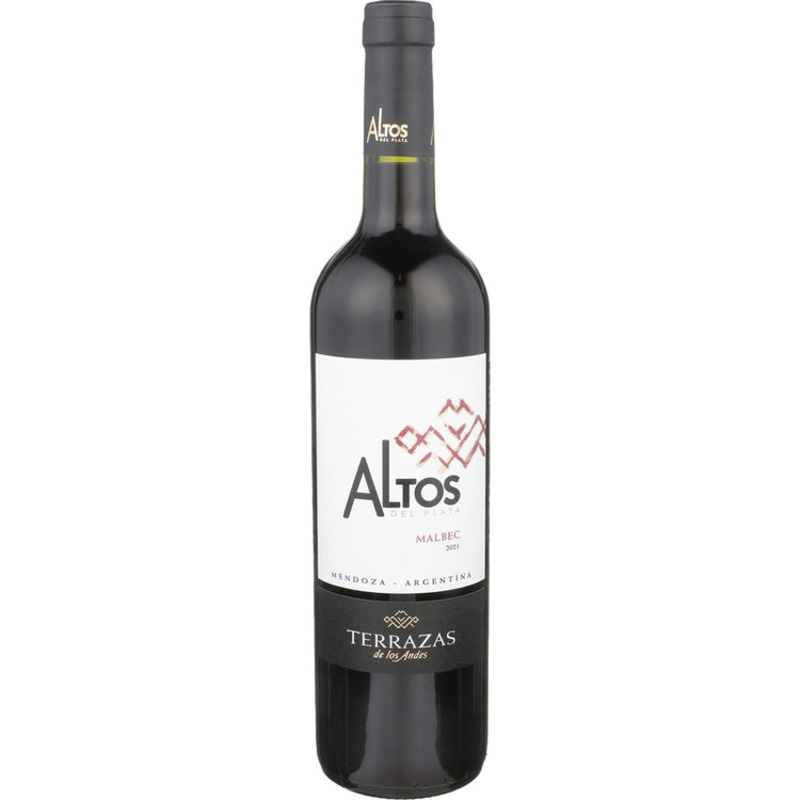 TERRAZAS DE LOS ANDES MALBEC ALTOS DEL PLATA MENDOZA 2021 750ML 750ML