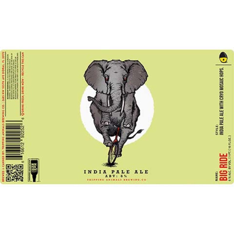 Tripping Animals Big Ride IPA 16OZ SINGLE CAN