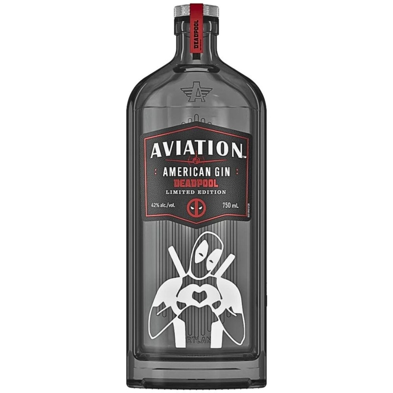 Aviation Gin W/ Deadpool Limited Edition Custom Engraving