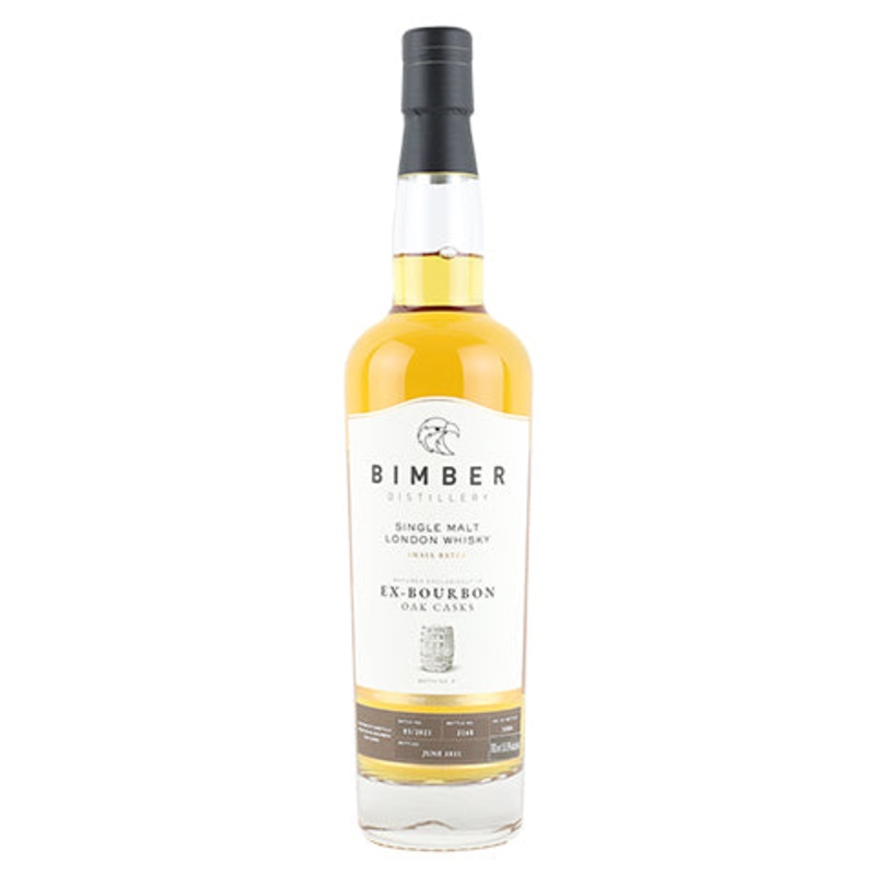Bimber Small Batch Single Malt London Whisky Matured in Ex-Bourbon Oak Casks 700ML BTL