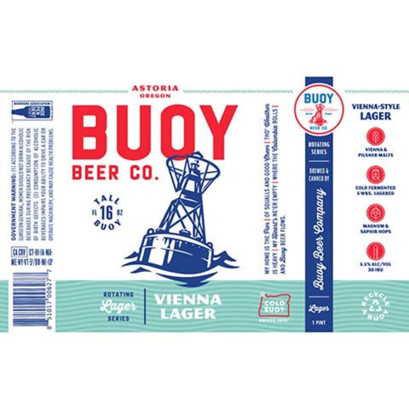 Buoy Vienna Lager 16OZ SINGLE CAN