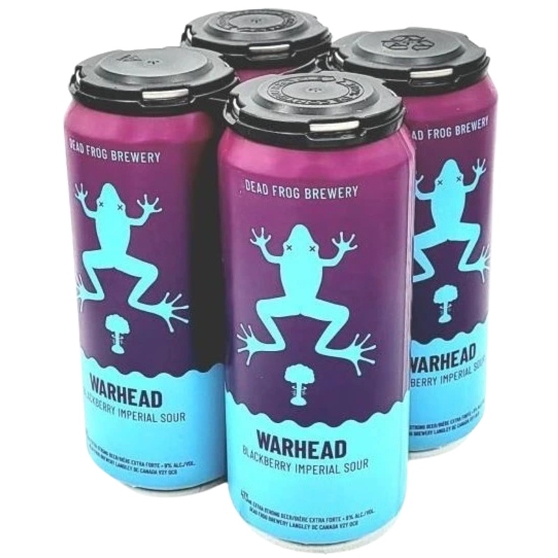 DEAD FROG WARHEAD BLACKBERRY IMPERIAL SOUR 473ML 4PK CAN @ Kelowna [1047408] 1892 ml