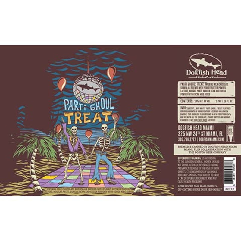 Dogfish Head Parti Ghoul: Treat Imperial Brown Ale 16OZ SINGLE CAN