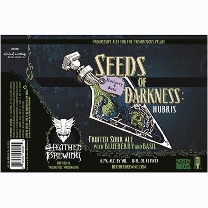 Heathen Seeds Of Darkness: Hubris Fruited Sour Ale 16OZ SINGLE CAN