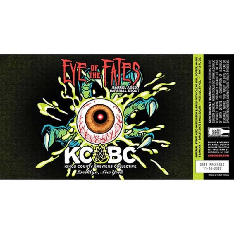 Kings County Brewers Collective Eye of the Fates Imperial Stout 500ML BTL