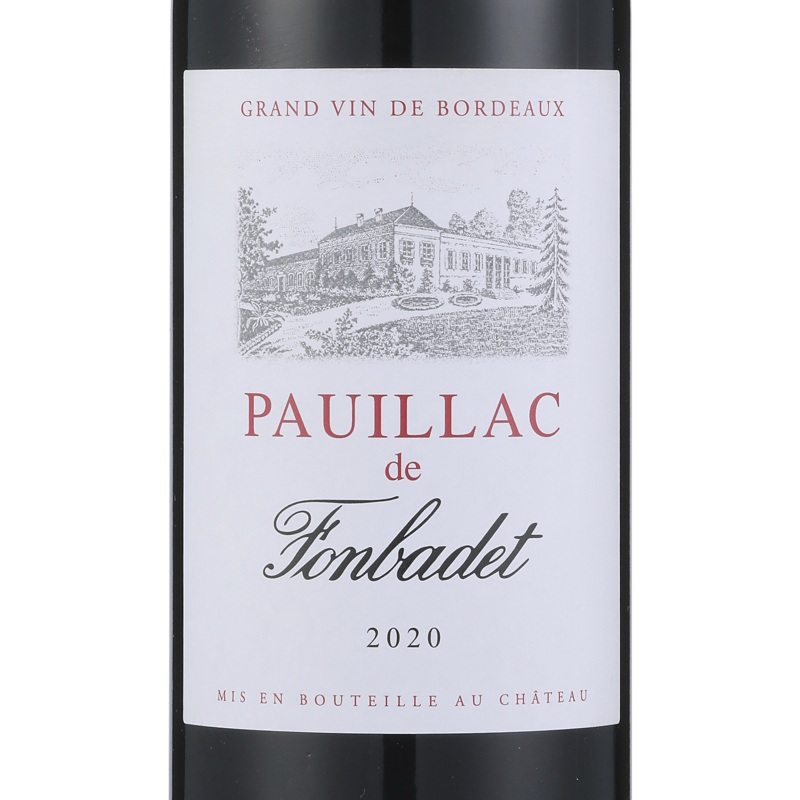 Pauillac De Fonbadet Pauillac 2020 750ML 750ML