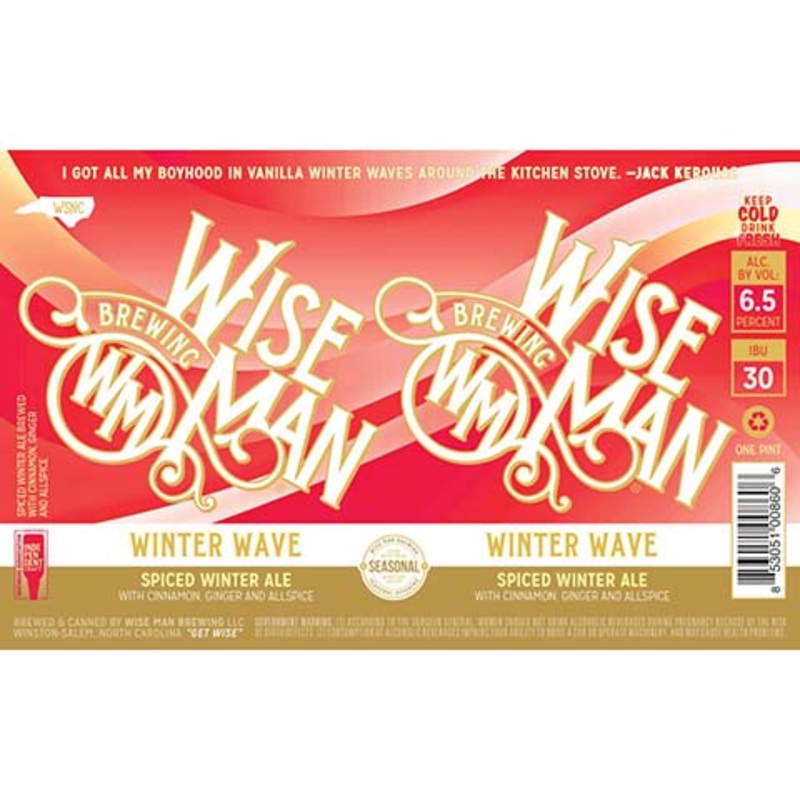 Wise Man Winter Wave Spiced Winter Ale 16OZ SINGLE CAN