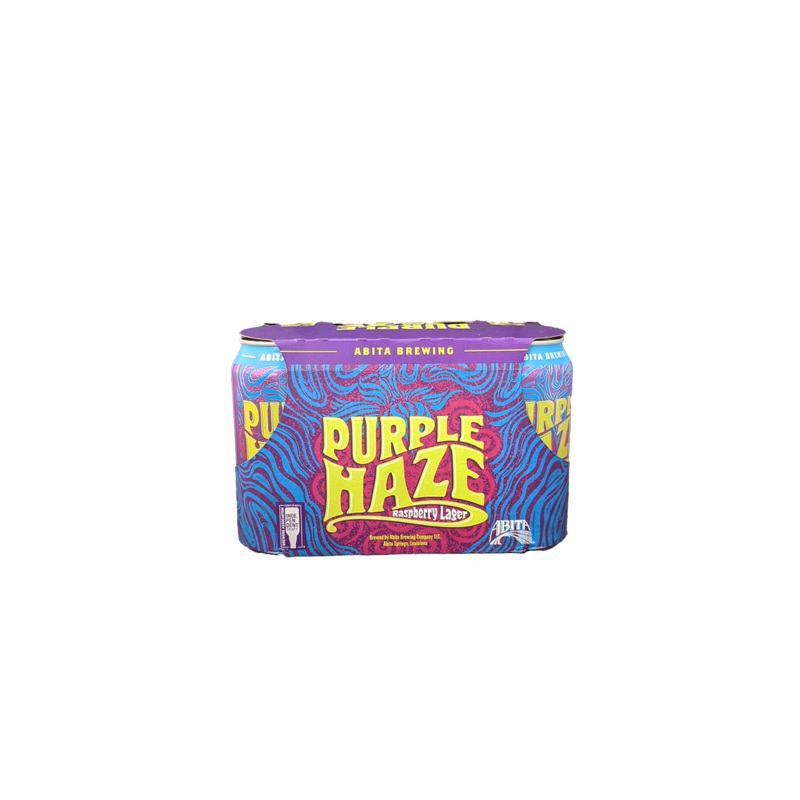 Abita Purple Haze Raspberry Lager 6 Pack Cans
