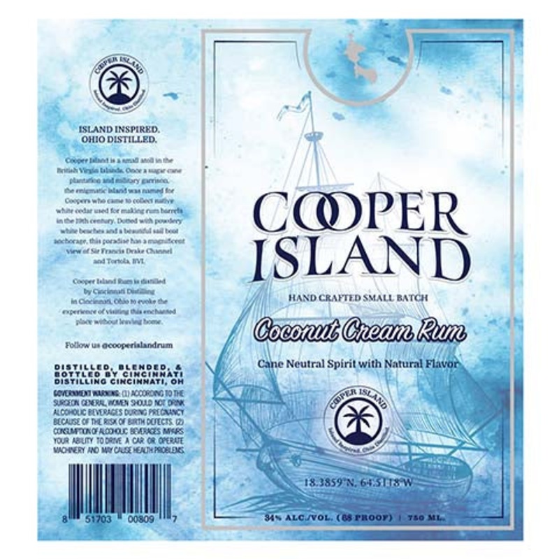 Cooper Island Coconut Cream Rum 750ML BTL