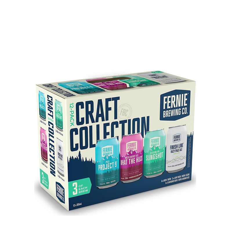FERNIE BREWING CRAFT COLLECTION 12 CANS