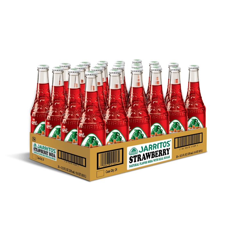 Jarritos Strawberry 24 Pack (12.5 oz Bottles)