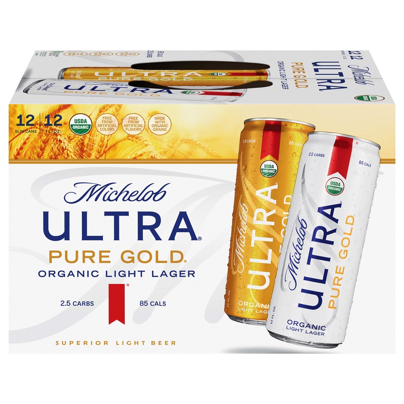 Michelob Ultra Pure Gold 2x 12 Pack (12 oz Cans)
