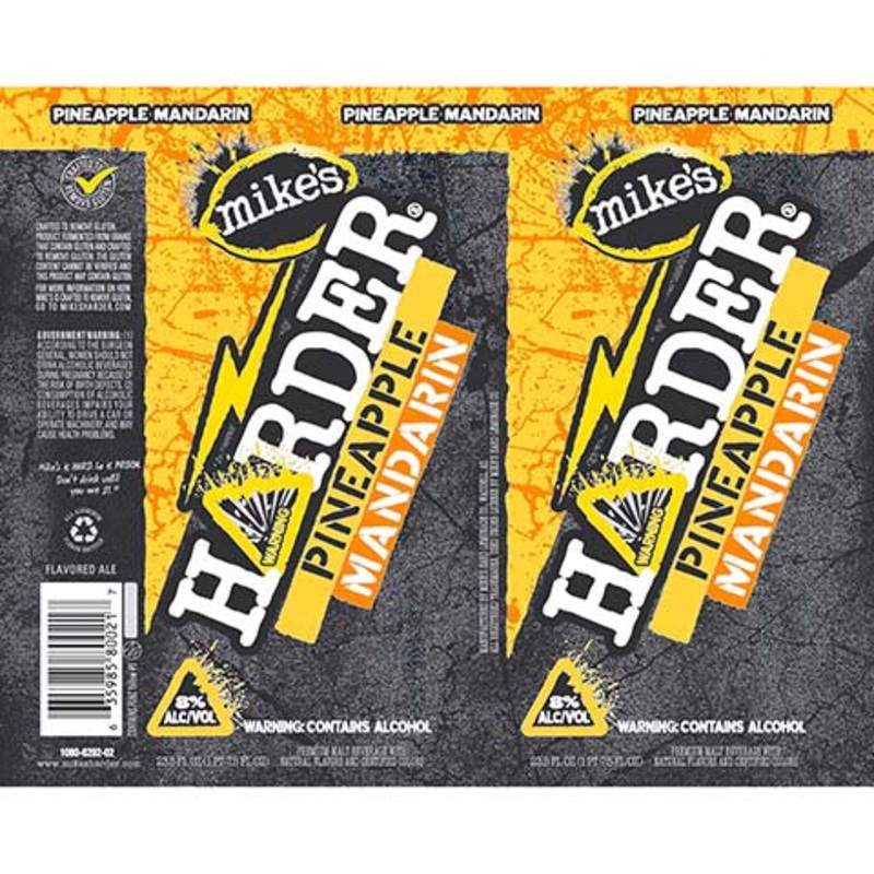 Mike's Hard Harder Pineapple Mandarin Lemonade 16OZ SINGLE CAN