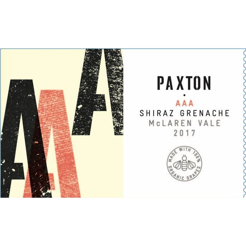 PAXTON AAA SHIRAZ/GRENACHE ORGANIC GRAPES 2020 750 mL
