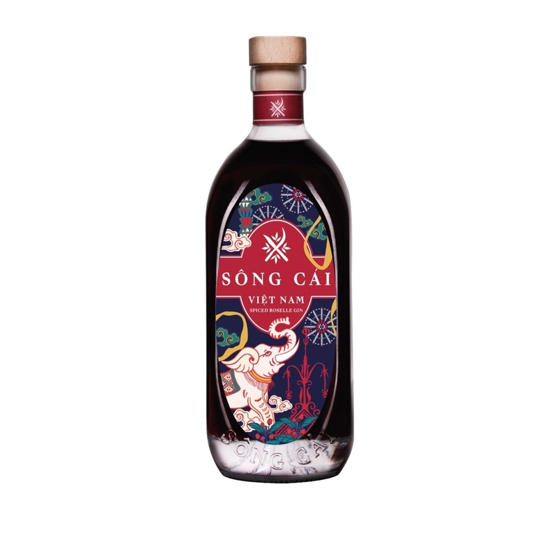 Song Cai Spiced Roselle Gin 700 ml