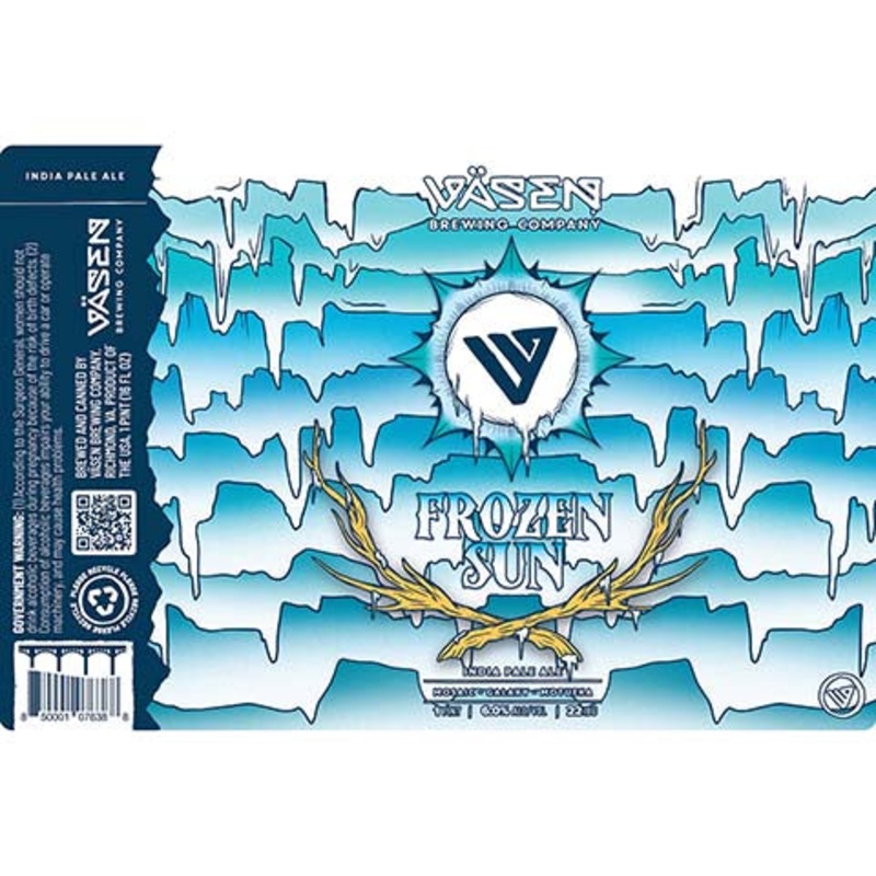 Vasen Frozen Sun IPA 16OZ SINGLE CAN