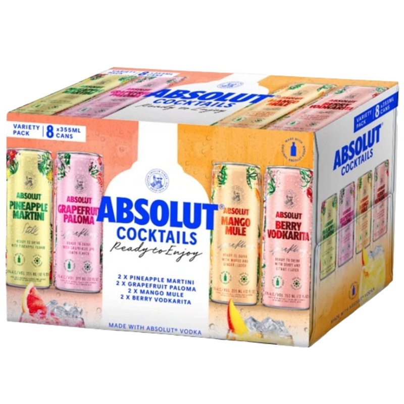 ABSOLUT COCKTAILS MIXER 355ML 8PK CAN @ Sage Hill [1051388] 2840 ml