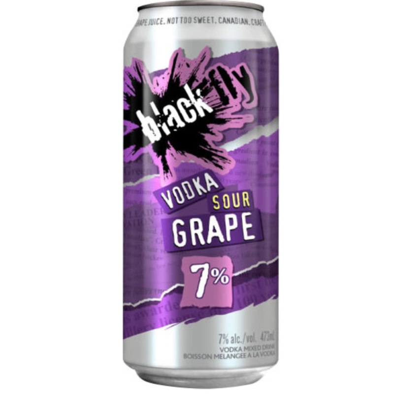 BLACK FLY VODKA SOUR GRAPE 473ML CAN @ Lethbridge [1002770] 473 ml