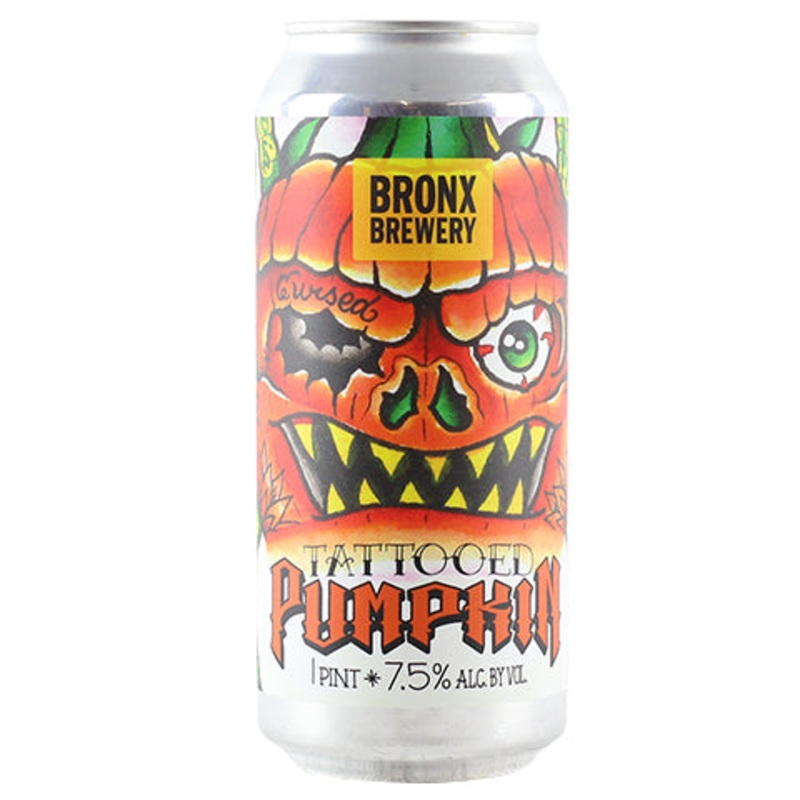 Bronx Tattooed Pumpkin Hazy IPA 16OZ SINGLE CAN