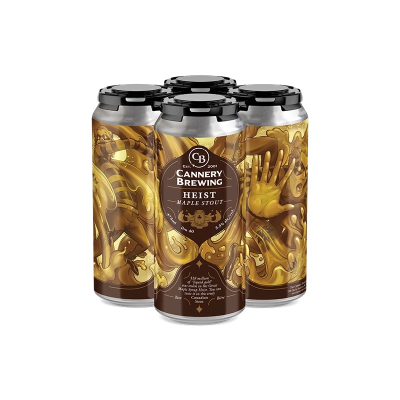 CANNERY HEIST MAPLE STOUT 473ML 4PK CAN @ Red Deer [1007597] 1892 ml