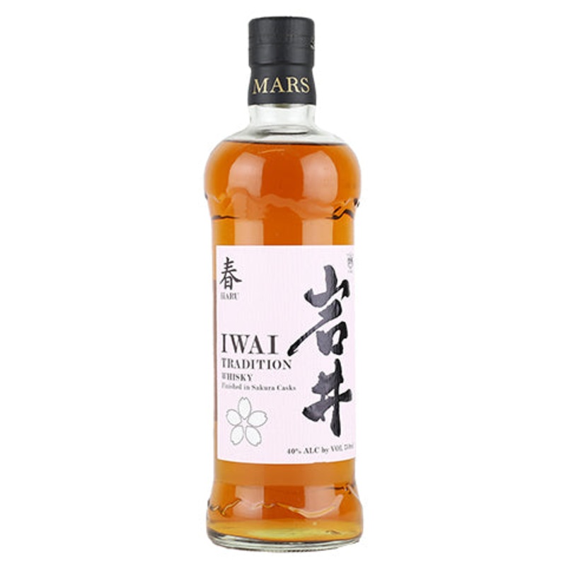 Mars IWAI Tradition: Haru Sakura Cask Japanese Whisky 750ML BTL