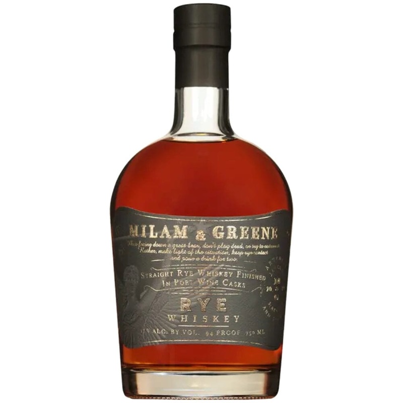 Milam & Greene Port Cask Rye Whiskey