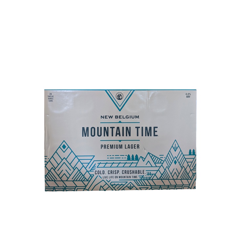 New Belgium Mountain Time Lager 24 Pack Cans