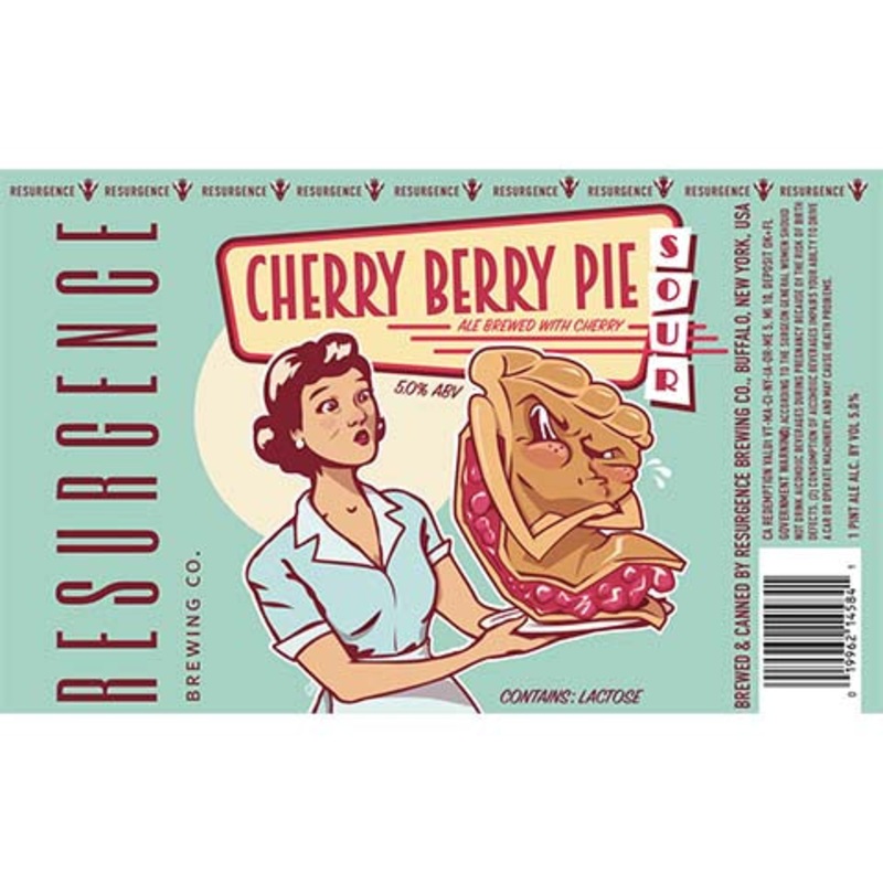 Resurgence Cherry Berry Pie Sour 16OZ SINGLE CAN