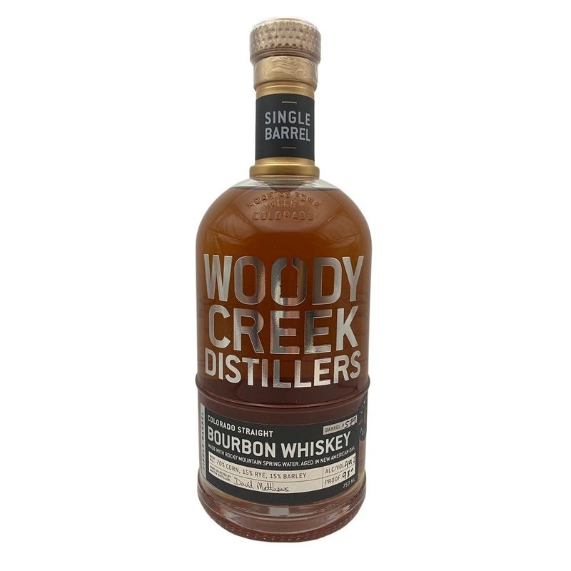 Woody Creek Cask Strength Colorado Straight Bourbon Whiskey 750ML BTL