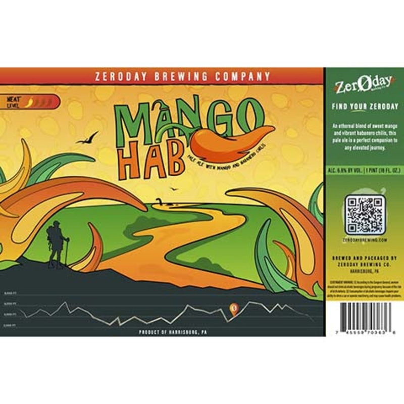 Zeroday Mango Habanero Pale Ale 16OZ SINGLE CAN
