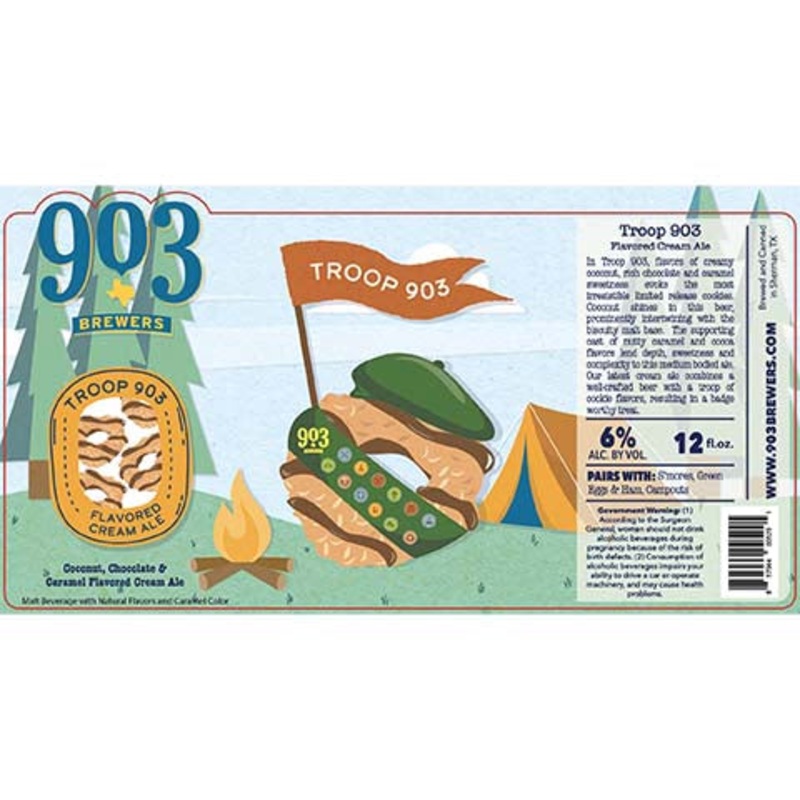 903 Brewers Troop 903 Cream Ale 12OZ SINGLE CAN