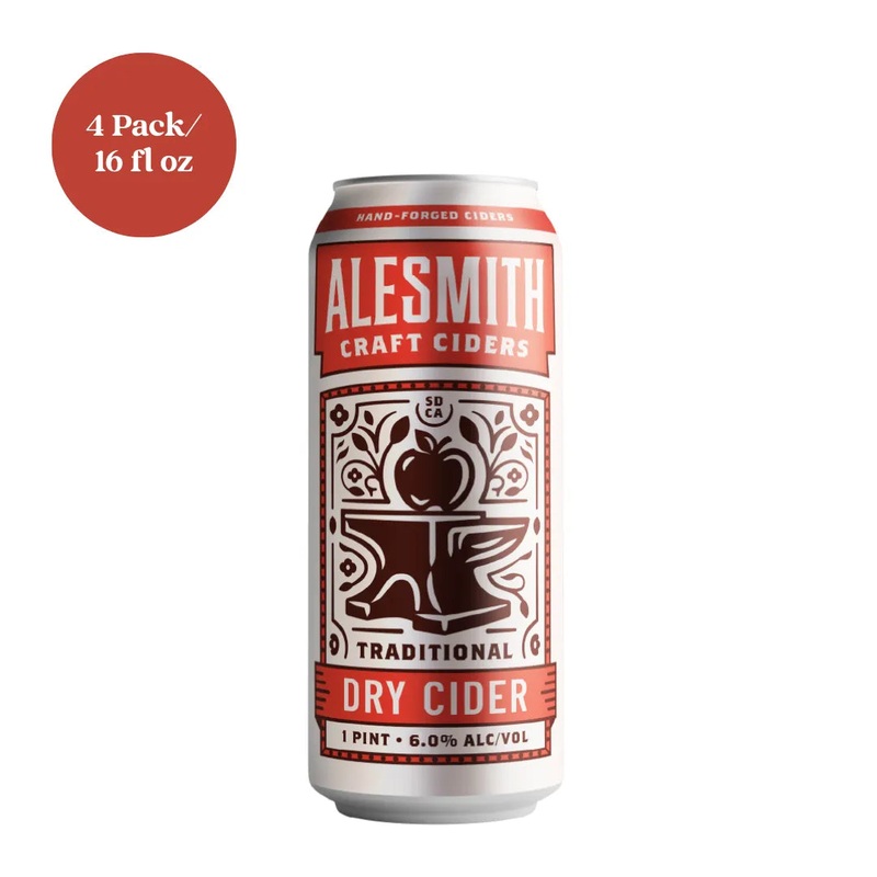 Alesmith Craft Ciders Traditional Dry Hard Cider 4pk 16 fl oz Cans