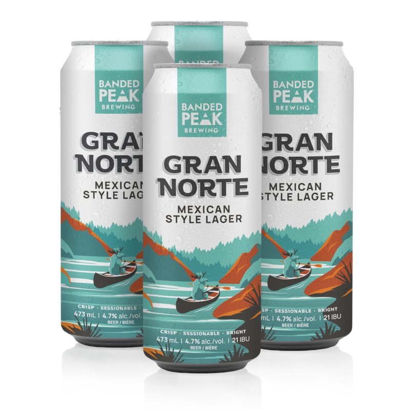 BANDED PEAK GRAN NORTE MEXICAN STYLE LAGER 473ML 4PK CAN @ Sage Hill [1056188] 1892 ml