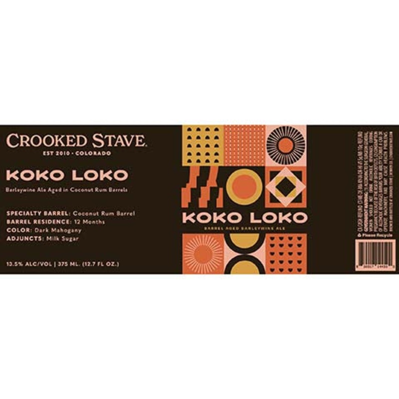 Crooked Stave Koko Loko Barleywine Ale 375ML BTL