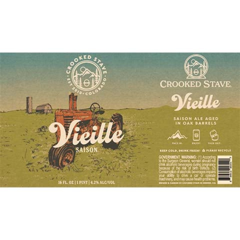 Crooked Stave Vielle Saison 16OZ SINGLE CAN
