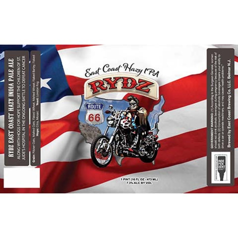 East Coast Rydz East Coast Hazy IPA 16OZ SINGLE CAN