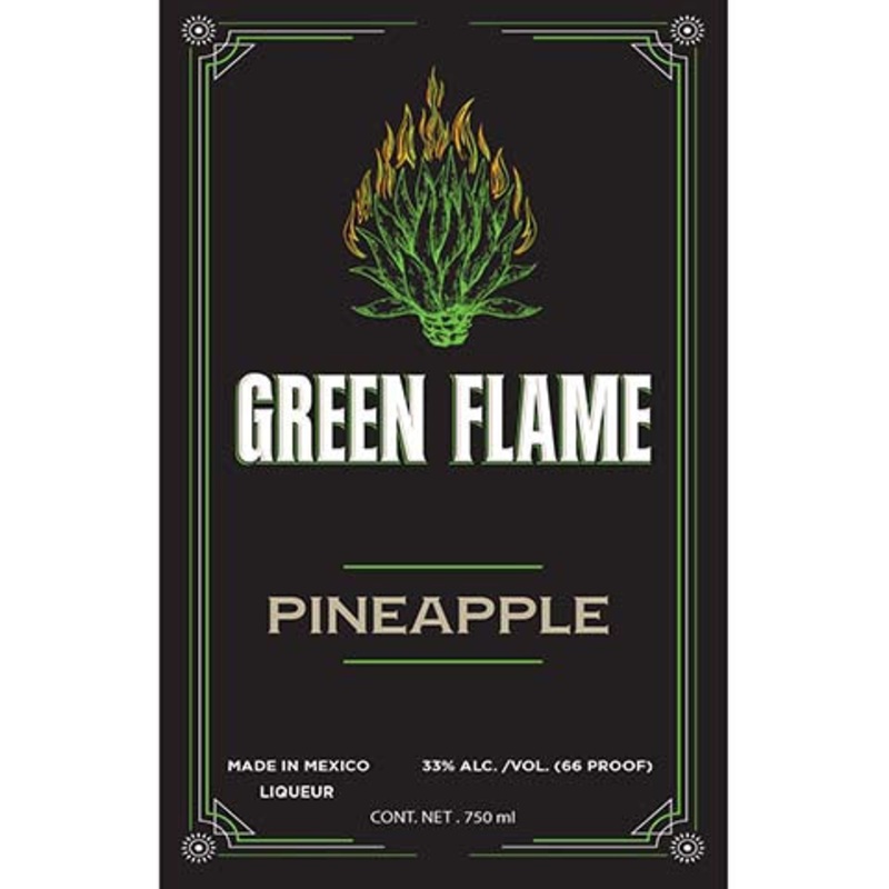 Green Flame Pineapple Liqueur 750ML BTL