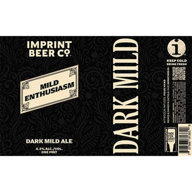 Imprint Mild Enthusiasm Dark Mild Ale 16OZ SINGLE CAN
