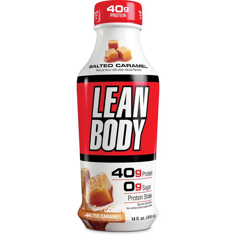 Lean Body Rtd Shake Salted Caramel 12 Pack (14 oz Bottles)