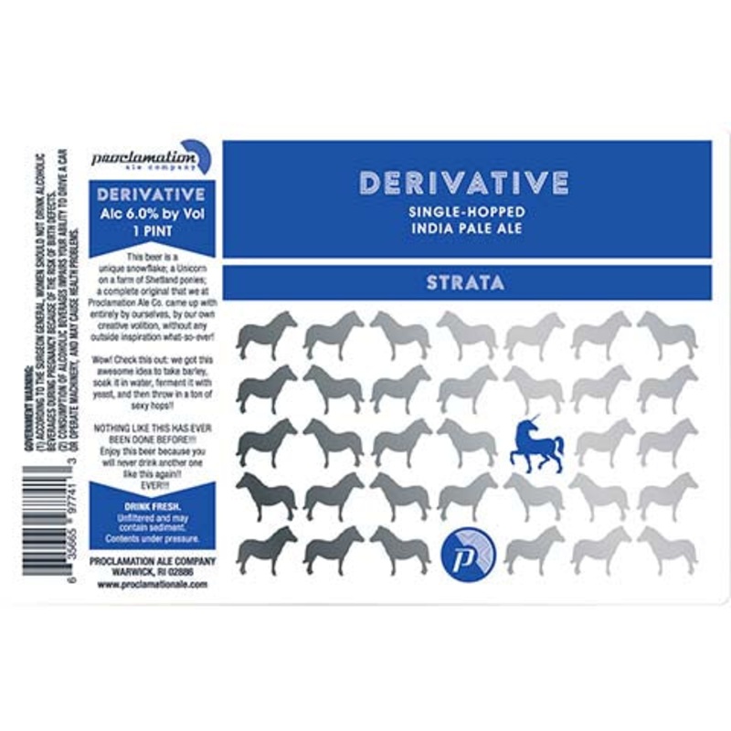 Proclamation Derivative IPA (Strata) 16OZ SINGLE CAN
