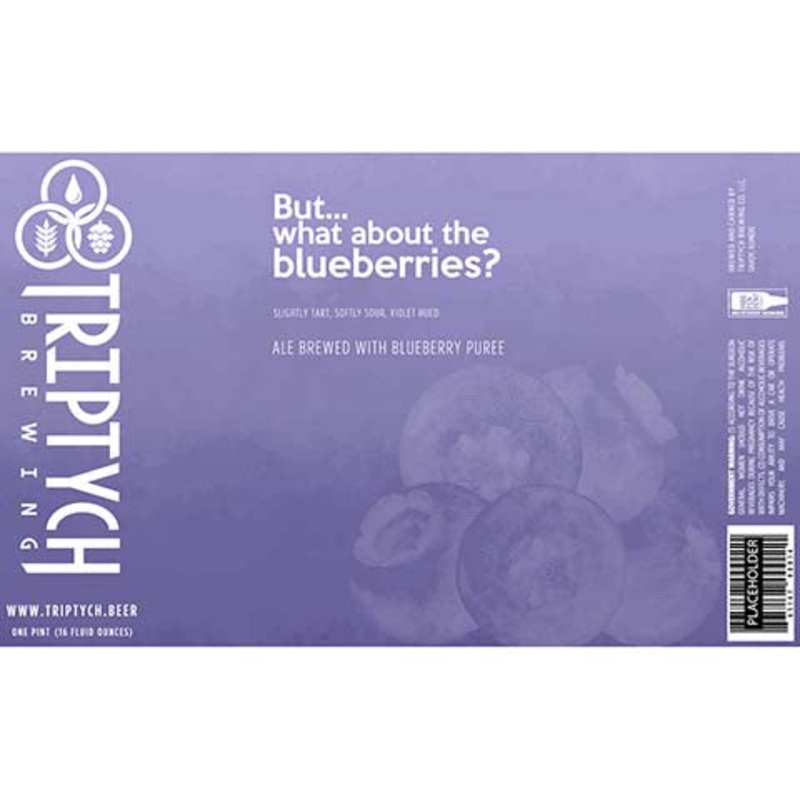 Triptych But... what about blueberies? 16OZ SINGLE CAN