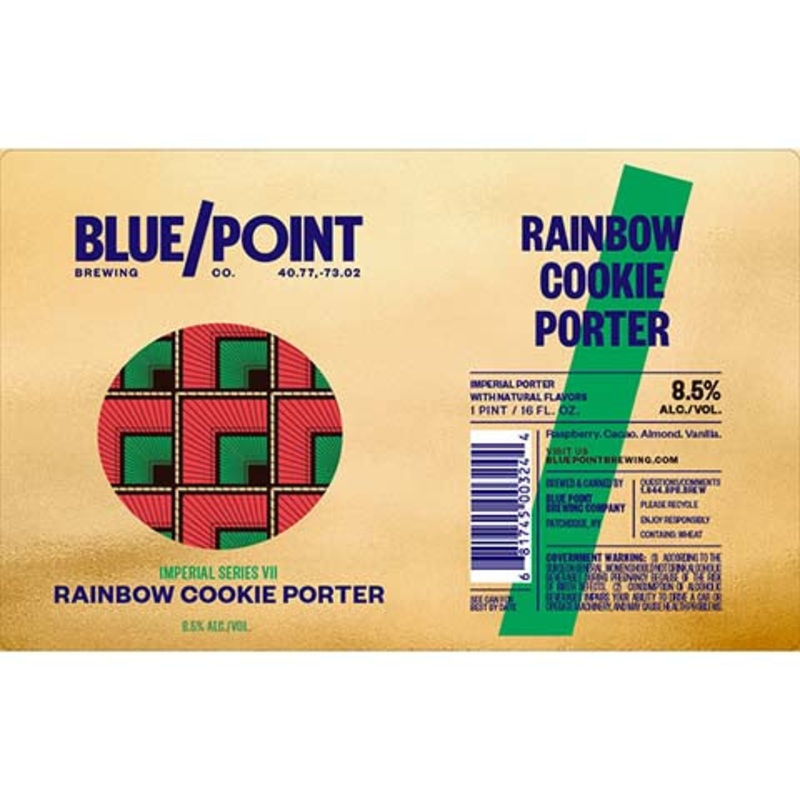 Blue Point Rainbow Cookie Porter 16OZ SINGLE CAN