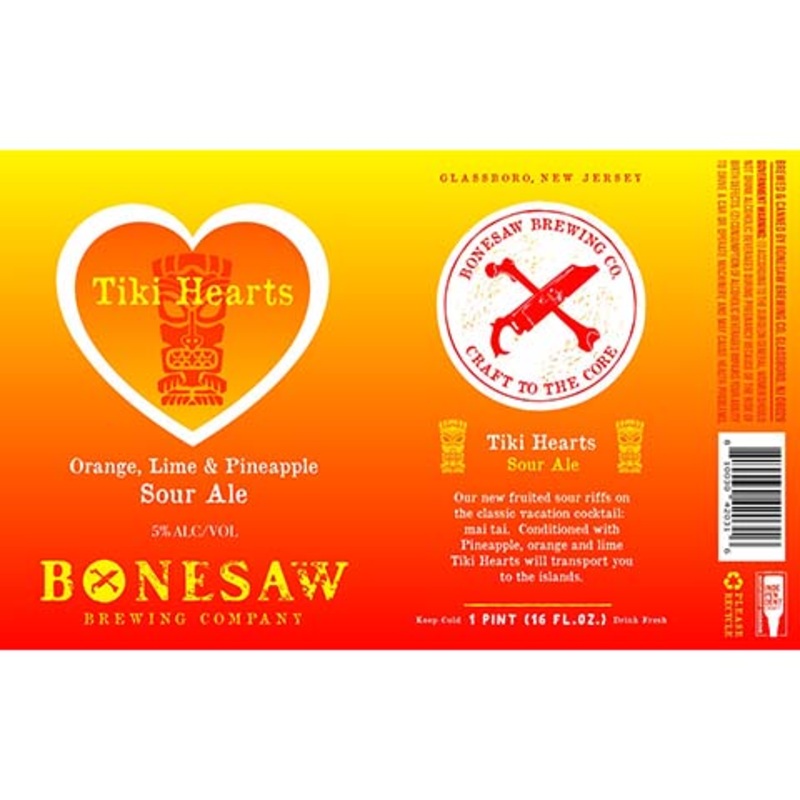 Bonesaw Tiki Hearts Sour Ale 16OZ SINGLE CAN