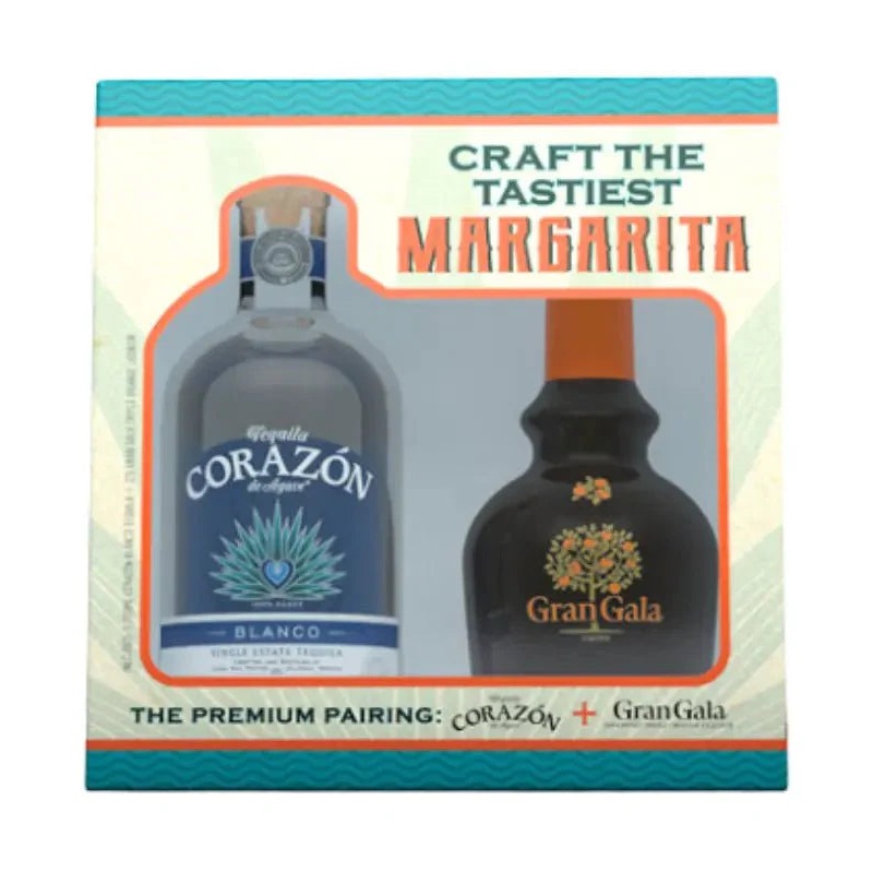 Corazon Blanco Tequila and Gran Gala Liqueur Gift Set